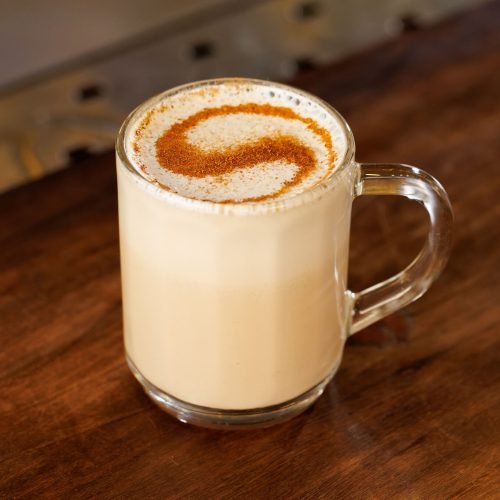 Chai latte quente