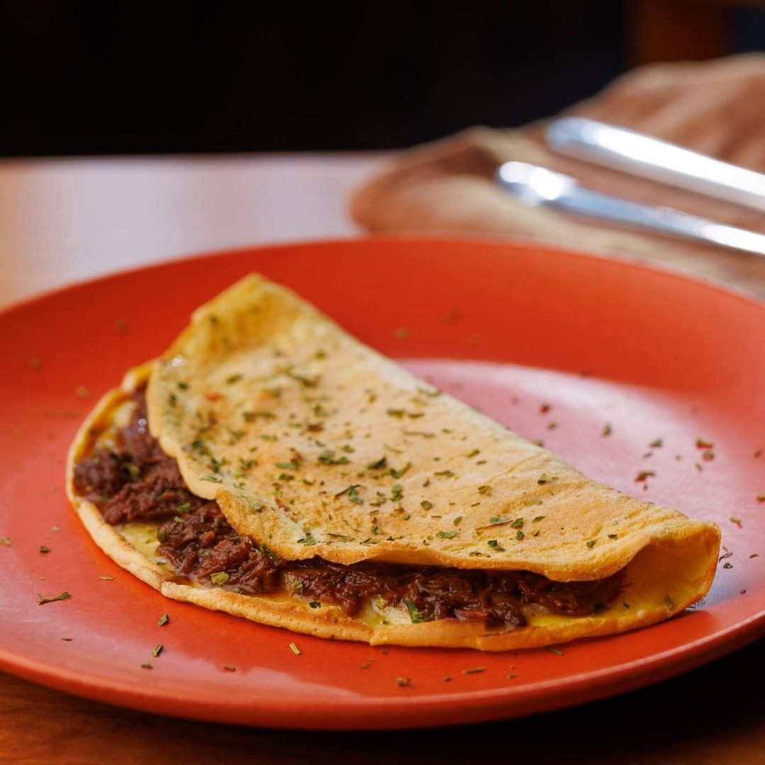 Crepioca carne 1