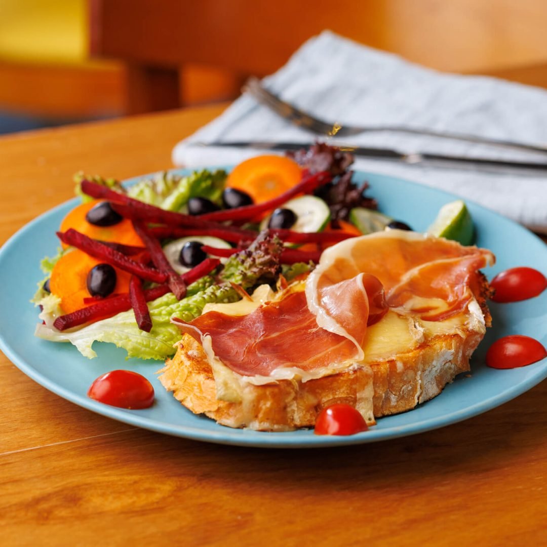 Toast Brie com Parma